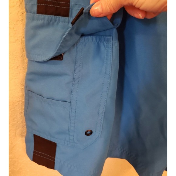 O'rageous Blue Boardshorts Swim Trunks, Size 2XL - Picture 2 of 7